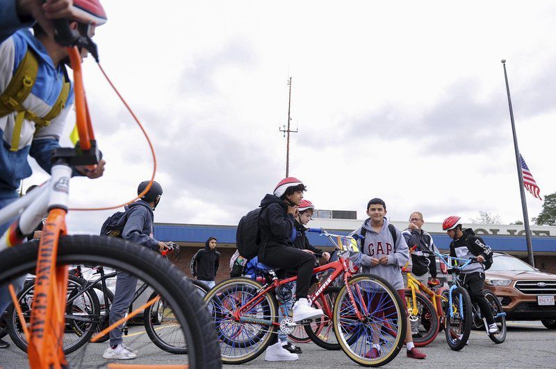 Peabody PD rounds up bikes from helmetless kids